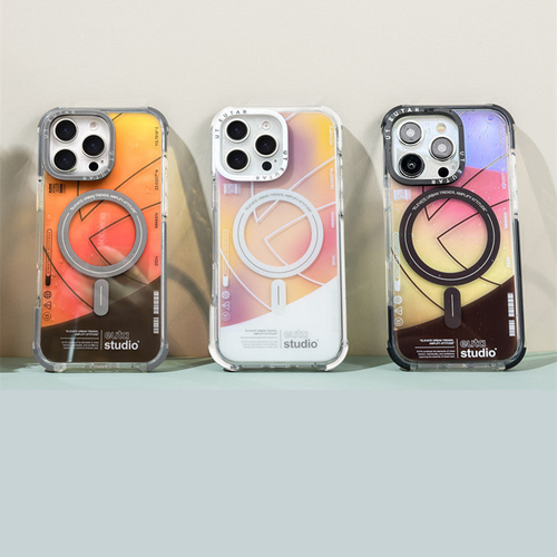 For iPhone 14 Series MagSafe Shockproof Air Cushion Case Cover