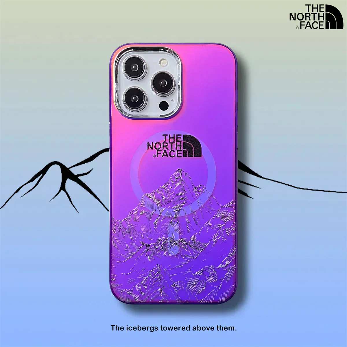 [MAGSAFE] FROSTED LASER SNOW MOUNTAIN IPHONE 14 SERIES CASE