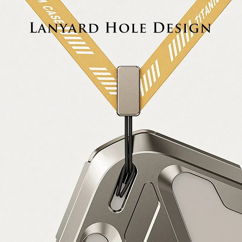 iPhone 12 Series Metal Hollow Armor Cover