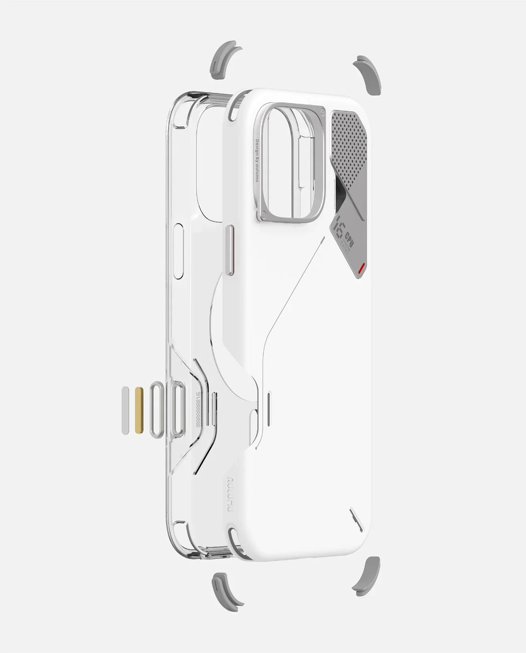 A16 Slim Shockproof Case for iPhone 16 Series With Real Cooling And Magsafe