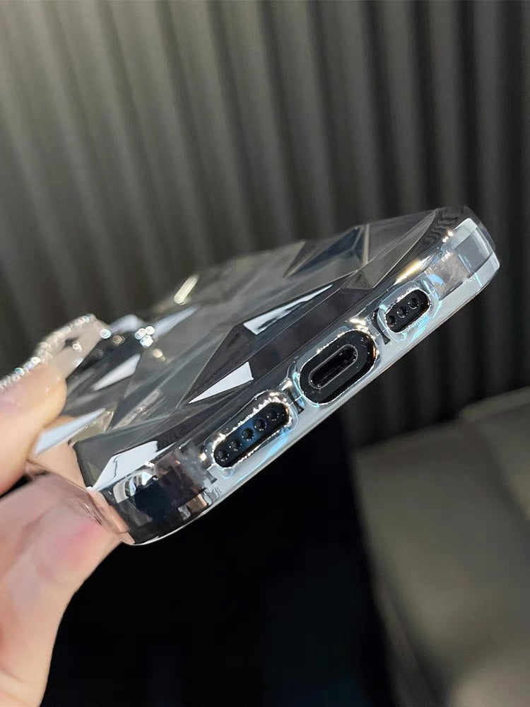 iPhone 13 Series Glitter Three-Dimensional Diamond Mobile Phone Case