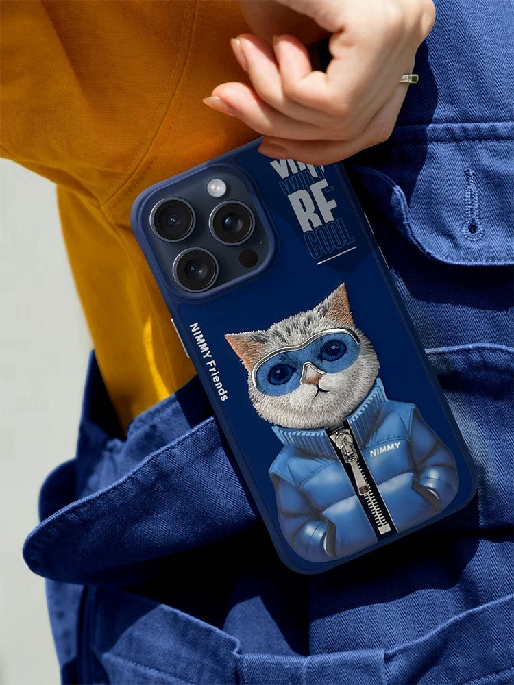 iPHONE 13 SERIES Premium Embroidery Animal Case